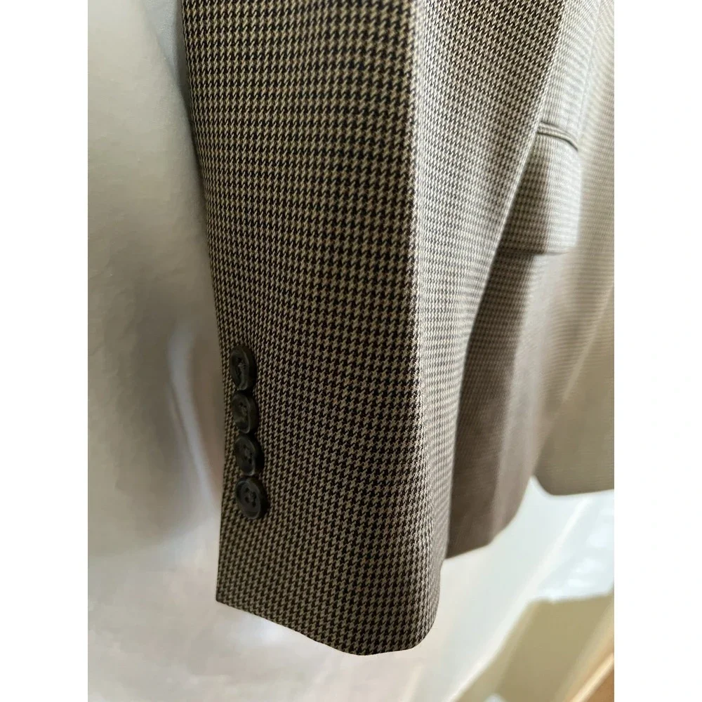 Jos A‎ Banks Brown and Tan Suit Jacket/ Sport Coat Men's Reg 42